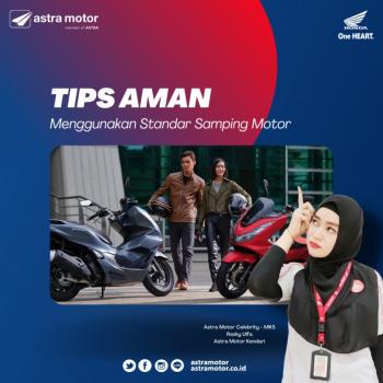 Tips Aman Menggunakan Standar Samping Motor